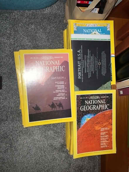 Photo of free Old National geographic magazines (Howhlill Quarries HG2) #1