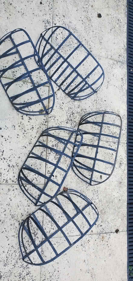 Photo of free Five metal wall baskets (Battledown GL52) #2