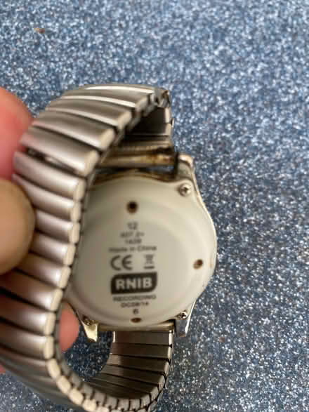 Photo of free RNIB chrome bracelet watch (West Oxfordshire OX28) #2
