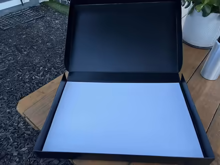 Photo of free Fancy sturdy box 19” x 13 1/2” x 2” (Hawthorne) #2