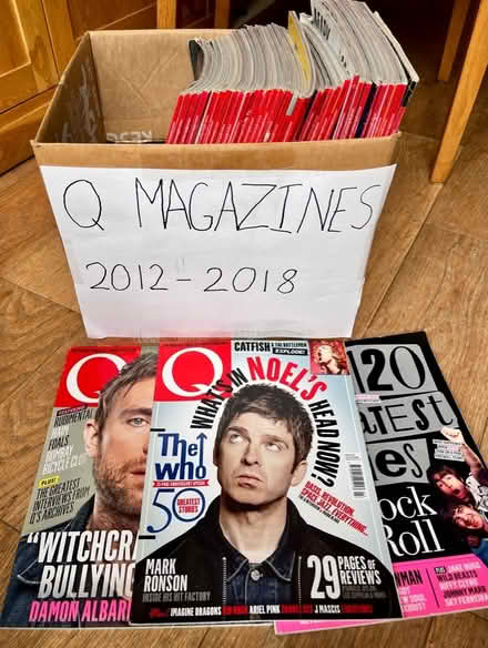 Photo of free Q magazines from the 2010s. (South Croydon CR2) #1