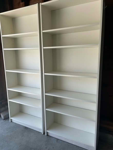 Photo of free Ikea white shelves (South Acton) #3