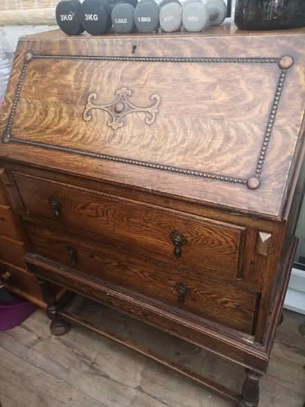 Photo of free Oak bureux solid wood (Brighton Hill RG22) #1