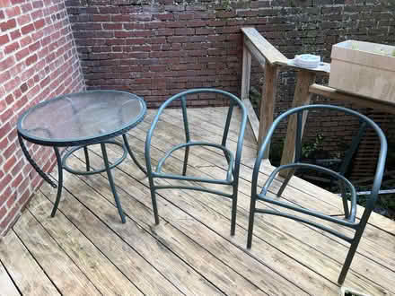 Photo of free Patio table and chair frames (Columbia Heights) #1