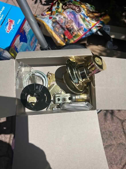Photo of free lock. new with key. good brand (Prospect and DeAnza) #1