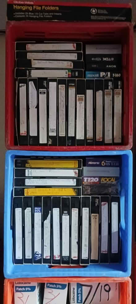 Photo of free VHS tapes that have been recorded (Mi.& Middlebelt , Inkster Mich) #3