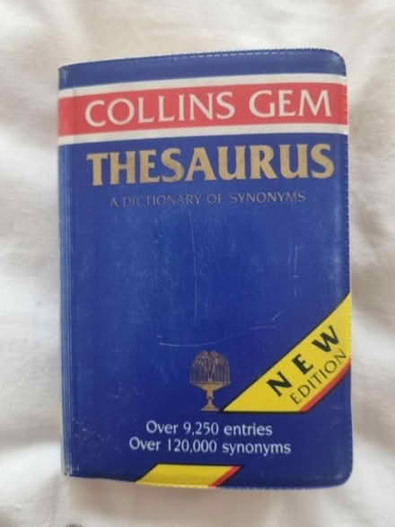 Photo of free Collins Gem Thesaurus (Enfield EN3) #1