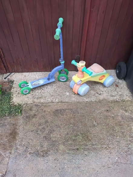 Photo of free Scooter and push along trike (Orgreave S13) #1