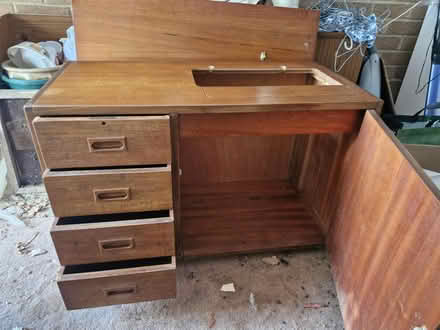 Photo of free Wooden sewing machine cabinet (Thornaby, Stockton-on-Tees) #3