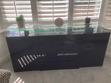 Photo of free Black gloss cabinet (Preston PR2) #3