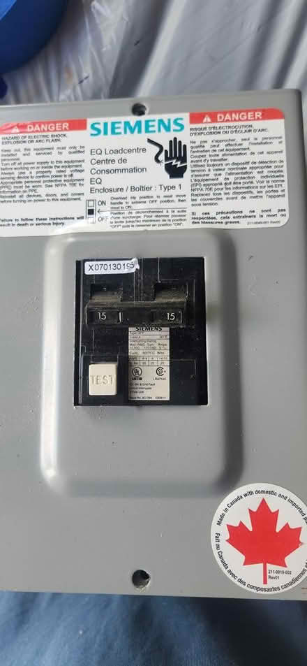 Photo of free Mini breaker box (McClellan road) #1