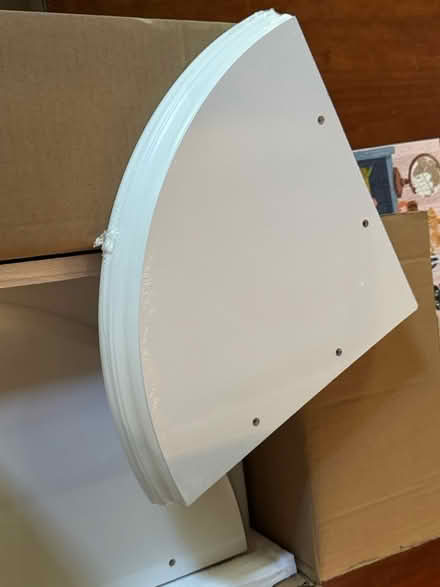 Photo of free Corner shelves (Audubon Park) #1