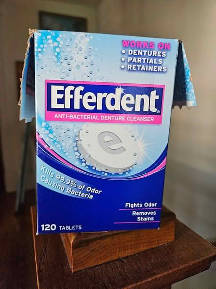 Photo of free denture cleaner packets (Near Vassar College) #1