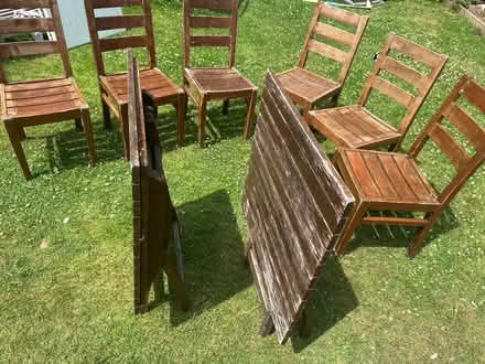 Photo of free Garden table and chairs (Tolwort KT5) #1