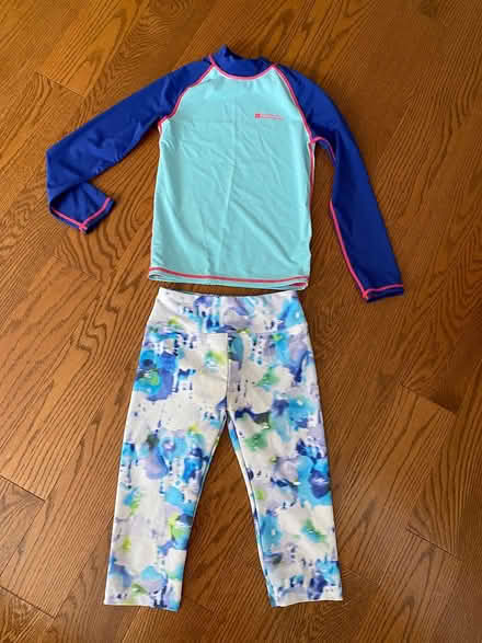 Photo of free Size 7-8 rash guard and swim pants (Erin Mills and Britannia) #1