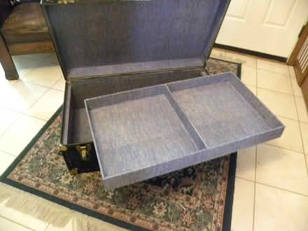 Photo of free Large metal storage trucnk (Troy) #3