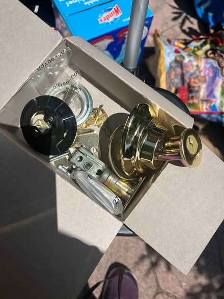Photo of free lock. new with key. good brand (Prospect and DeAnza) #2