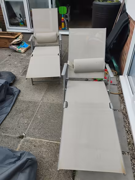Photo of free 2 cream sun loungers (billericay CM12) #1