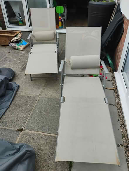 Photo of free 2 cream sun loungers (billericay CM12) #1
