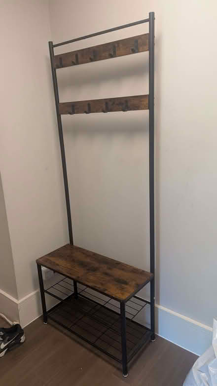 Photo of free Hall Tree Shoe Rack with Bench (Hove Station area BN3) #4