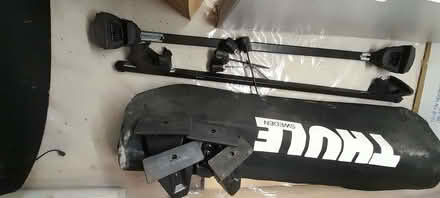 Photo of free Thule roof box, roof bars and fitting kit for a range of car (Saughall village CH1) #1