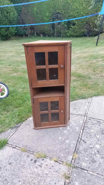Photo of free Solid Oak corner unit (Wigmore, Gillingham) #1