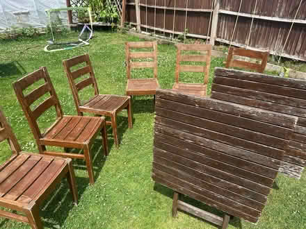 Photo of free Garden table and chairs (Tolwort KT5) #4