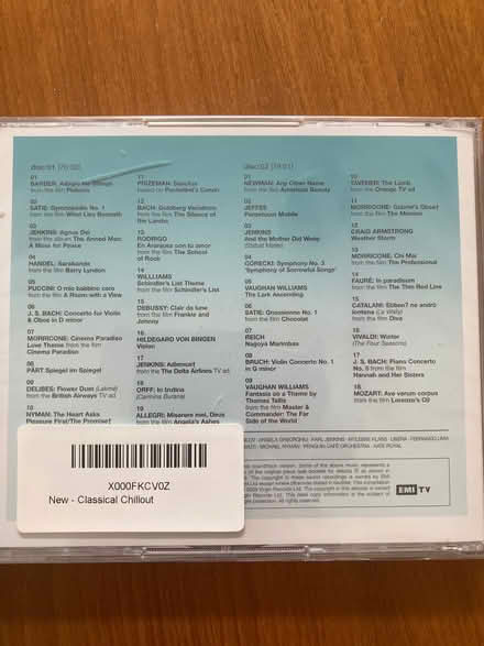 Photo of free CD - Classical Chillout (Aston CH5) #2