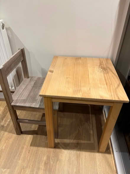 Photo of free Toddler/small child table and chair (Greaves LA1) #1