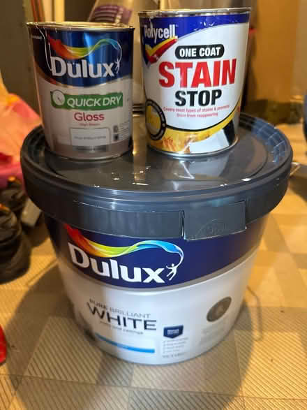 Photo of free Paint emulsion & gloss paint (G12, West End, Glasgow) #1