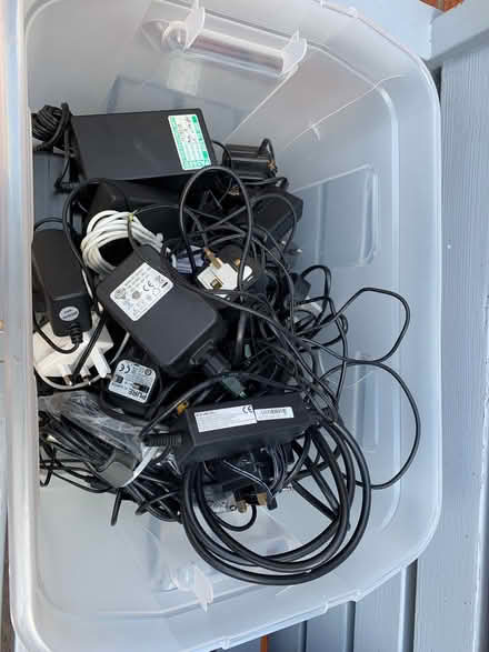Photo of free A box of chargers and power supplies. (Braintree CM7) #1