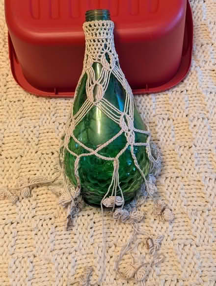 Photo of free Incompleted Macrame Bottle Cover (Yonge and Lawrence) #1