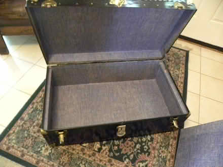 Photo of free Large metal storage trucnk (Troy) #4