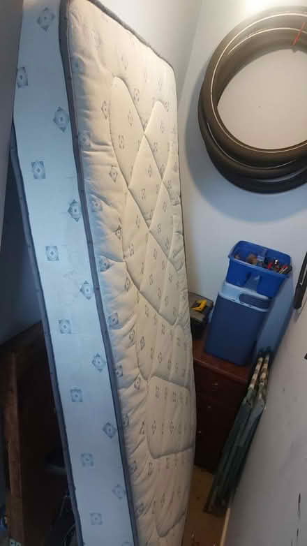 Photo of free Single sprung mattress (Knighton) #1