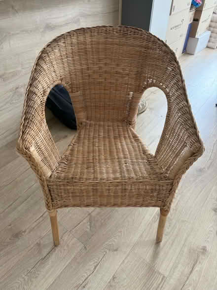 Photo of free IKEA wicker chair (Wideopen NE13) #1