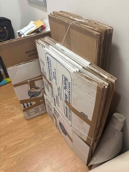 Photo of free Moving boxes approx 12 + hanging (Croydon) #1