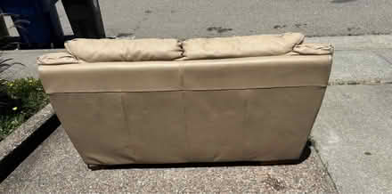 Photo of free Leather Loveseat (East Castro Valley) #3