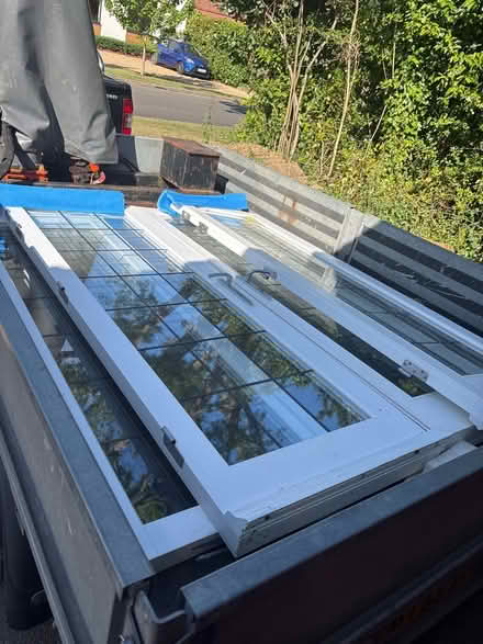 Photo of free 2 x pairs of hardwood doors (Cranleigh) #1