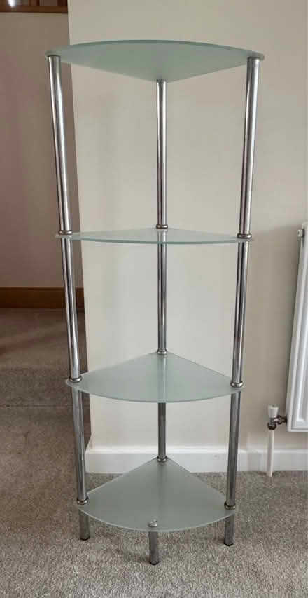 Photo of free Bathroom storage glass shelves (Ashley Heath - Ringwood) #1