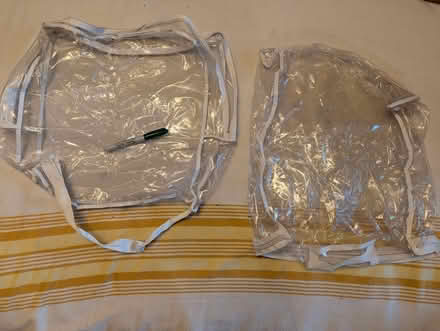 Photo of free Two clear Plastic Blanket Bags (Yonge and Lawrence) #1