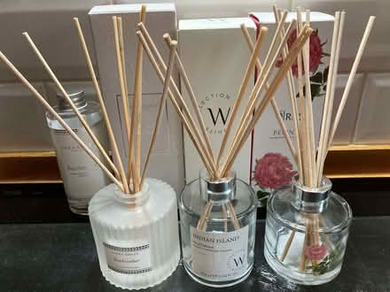 Photo of free 6 EMPTY GLASS DIFFUSER BOTTLES+(Used)STICKS inc LAURA ASHLEY (Calthwaite CA11) #2