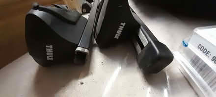 Photo of free Thule roof box, roof bars and fitting kit for a range of car (Saughall village CH1) #2