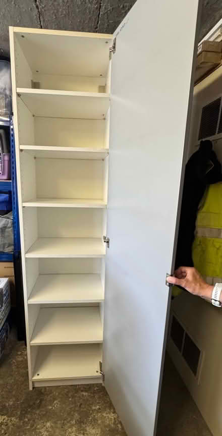 Photo of free IKEA white cupboard with glass door (Ashley Heath - Ringwood) #1