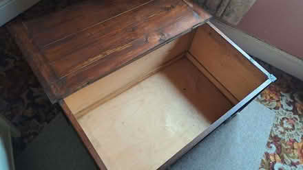 Photo of free Wooden storage chest (Gorse Hill M32) #3