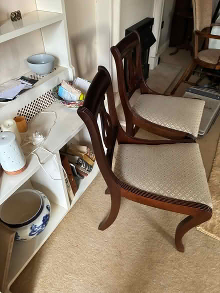 Photo of free 2 Mahogany Chairs (Goatstown) #2