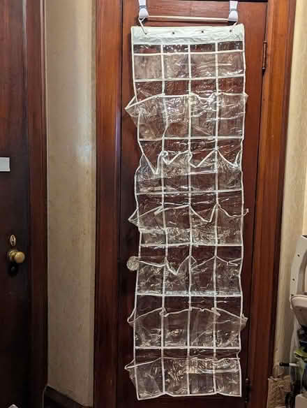 Photo of free Hanging Plastic Shoe Notions Bag (Yonge and Lawrence) #1