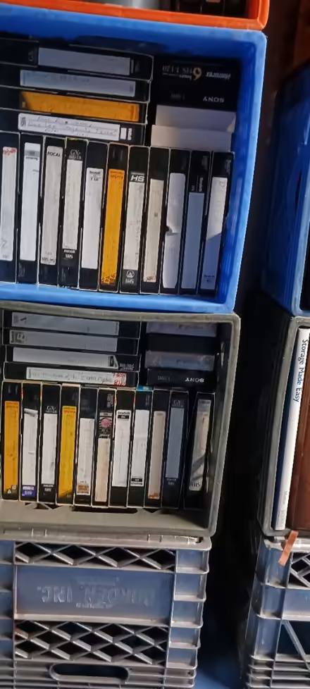 Photo of free VHS tapes that have been recorded (Mi.& Middlebelt , Inkster Mich) #1