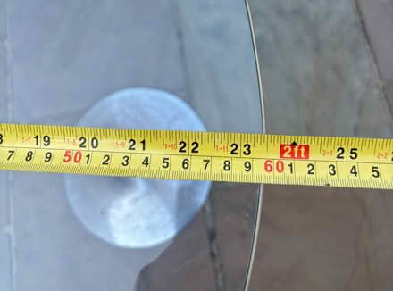 Photo of free Glass & chrome bar table (Orpington) #3