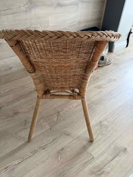 Photo of free IKEA wicker chair (Wideopen NE13) #3