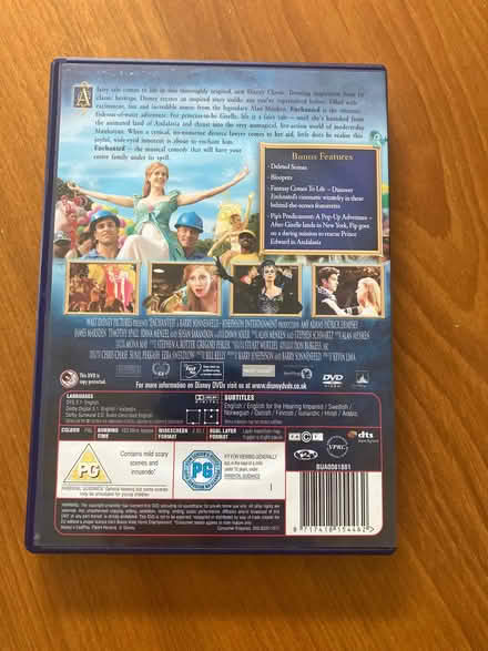 Photo of free Disney Enchanted DVD (Aston CH5) #2